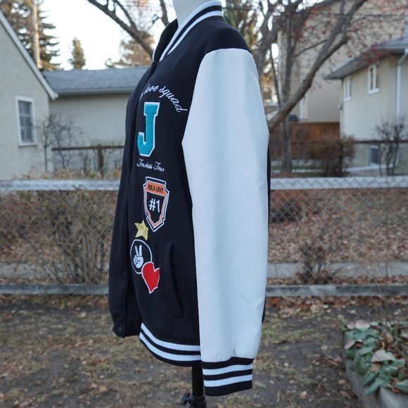 Black Varsity Jacket - Picture 4 of 8